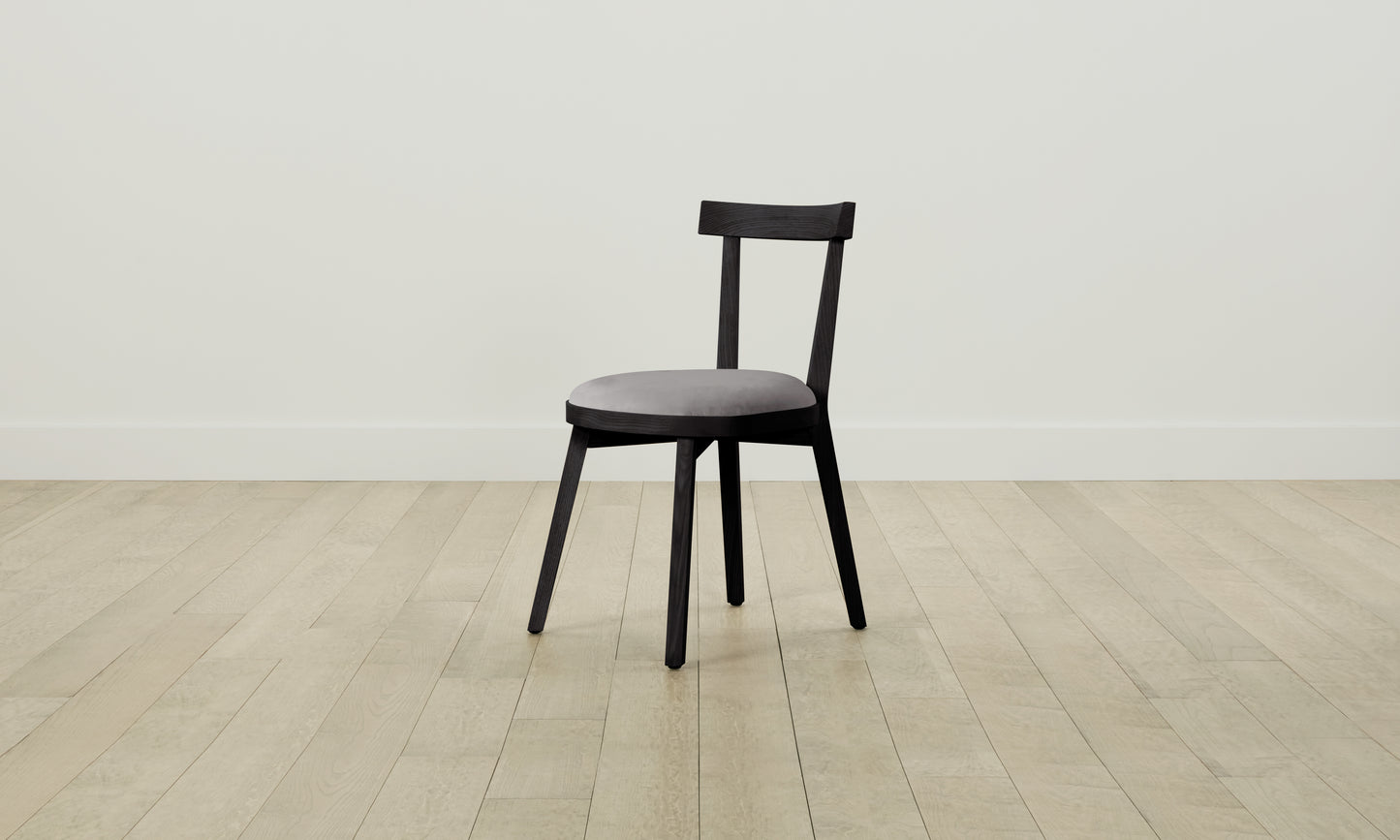 The Allen Dining Chair - Nubuck Leather Asphalt