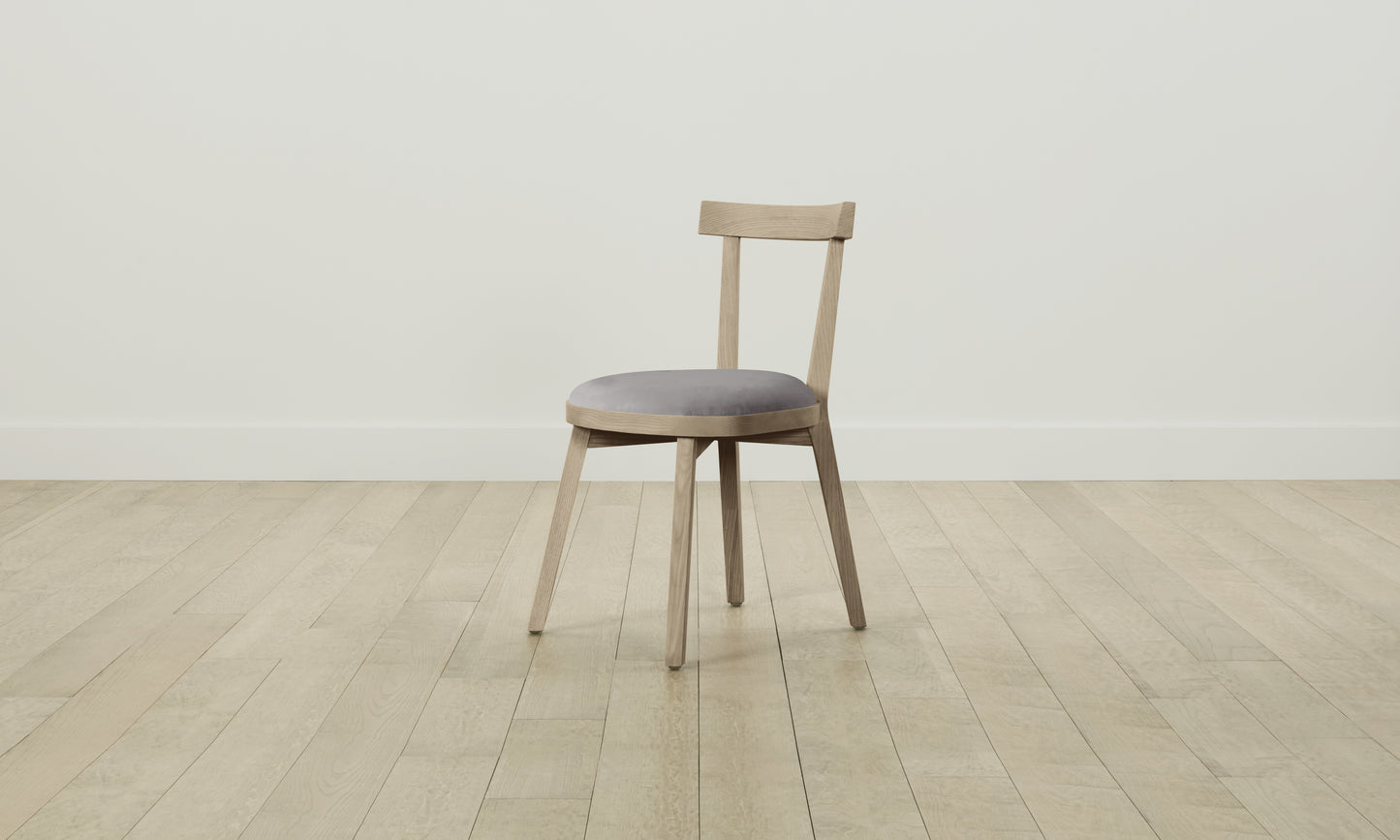 The Allen Dining Chair - Nubuck Leather Asphalt