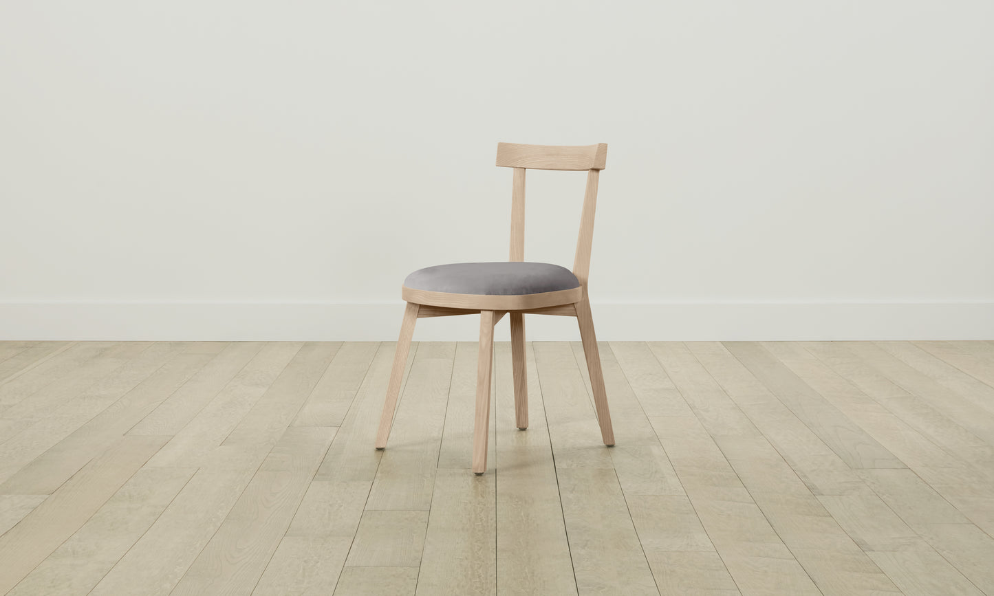 The Allen Dining Chair - Nubuck Leather Asphalt