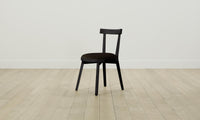 The Allen Dining Chair - Nubuck Leather Espresso