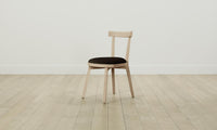 The Allen Dining Chair - Nubuck Leather Espresso