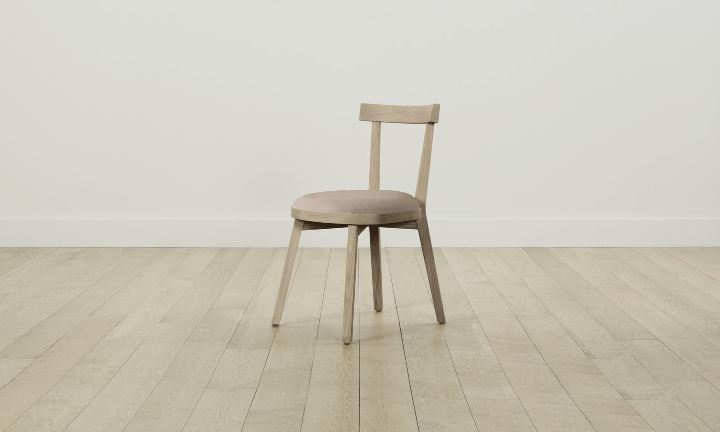 The Allen Dining Chair - Nubuck Leather Fawn