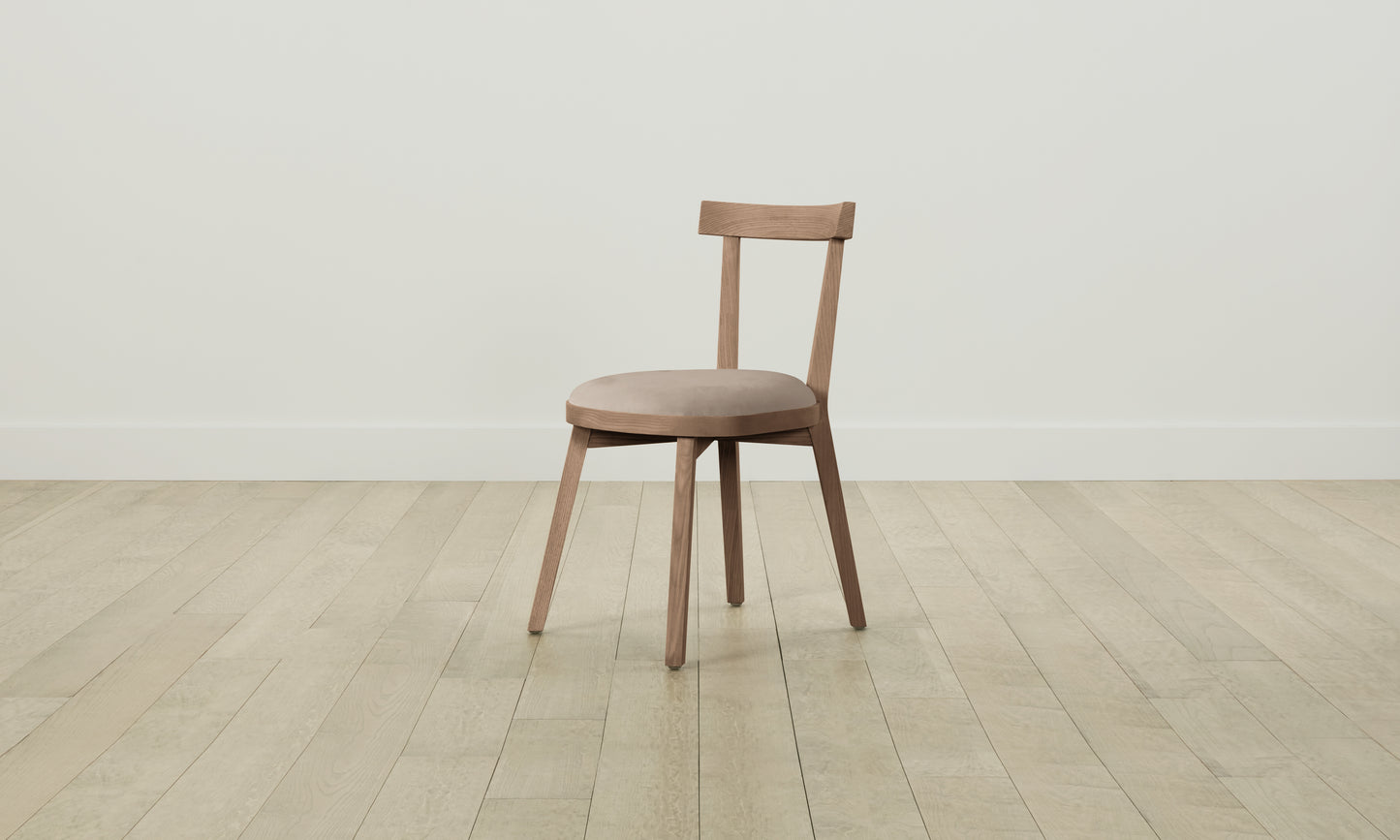 The Allen Dining Chair - Nubuck Leather Fawn