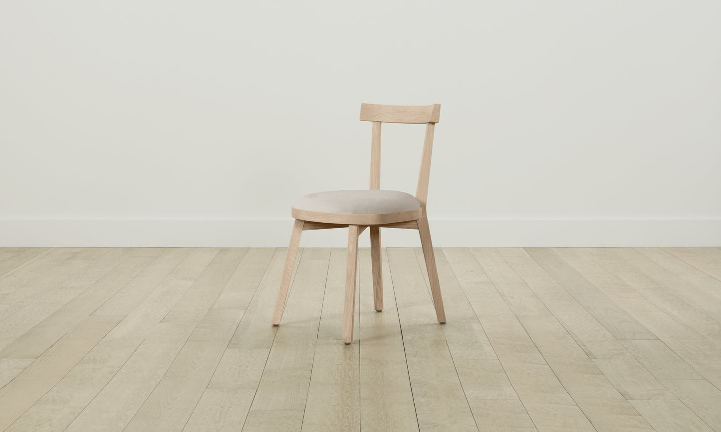 The Allen Dining Chair - Nubuck Leather Sail