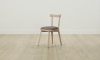 The Allen Dining Chair - Pebbled Leather Ash