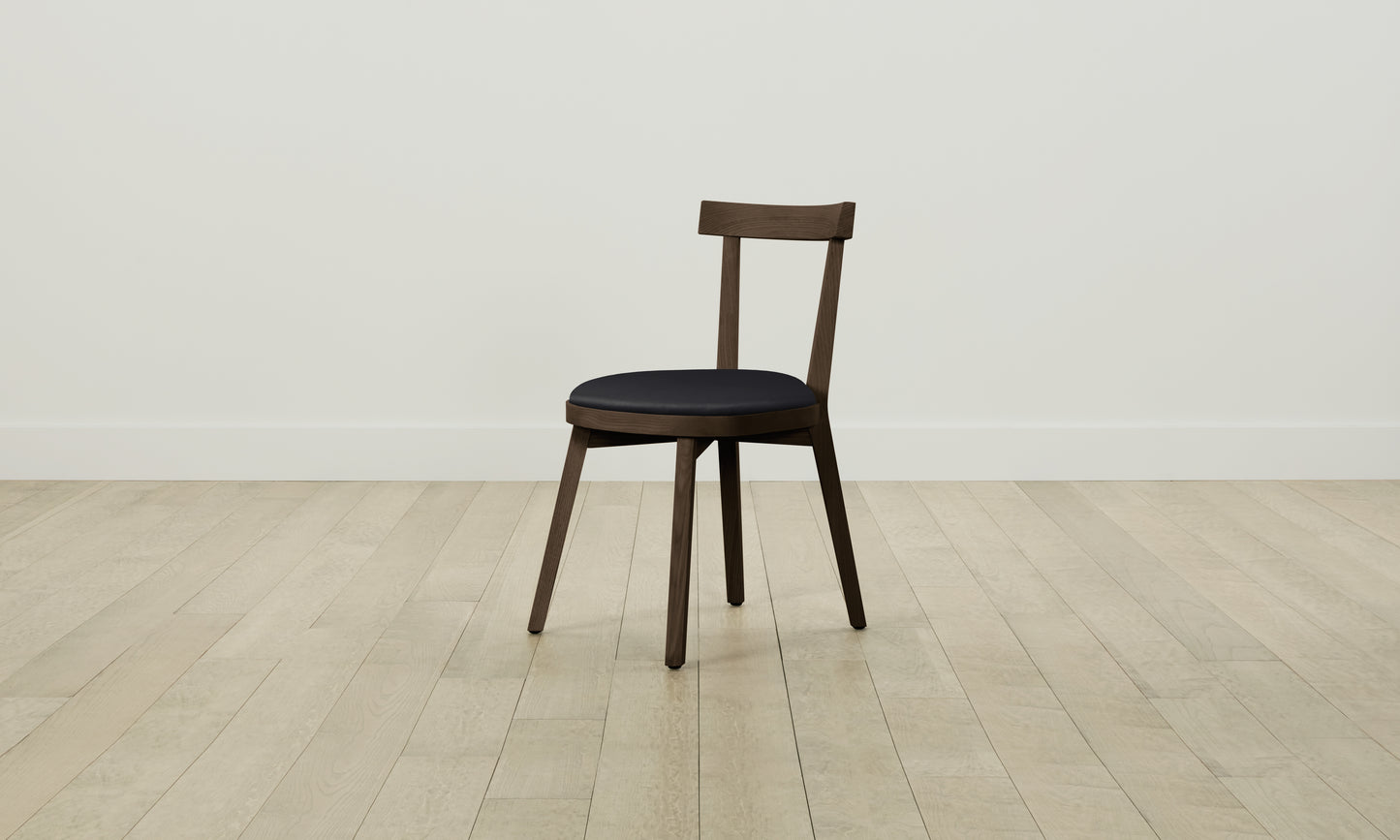 The Allen Dining Chair - Pebbled Leather Ink