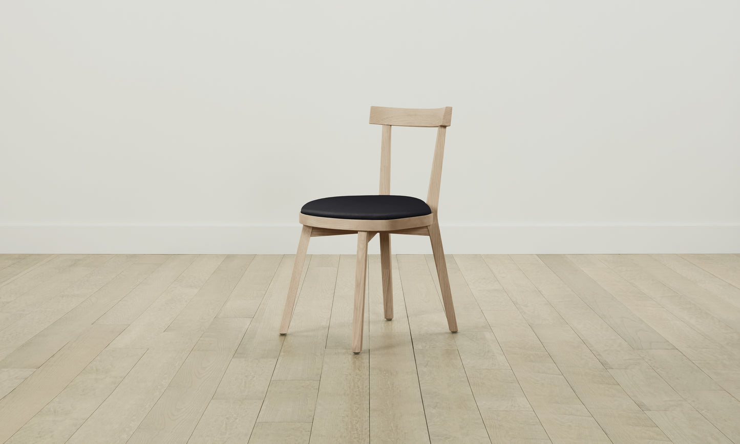 The Allen Dining Chair - Pebbled Leather Ink