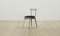 The Allen Dining Chair - Pebbled Leather Ink