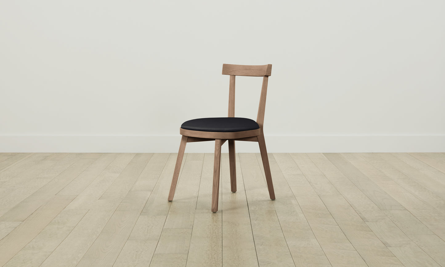 The Allen Dining Chair - Pebbled Leather Ink