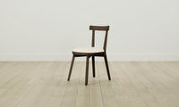 The Allen Dining Chair - Pebbled Leather Swan