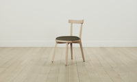 The Allen Dining Chair - Pebbled Leather Truffle