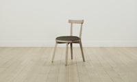 The Allen Dining Chair - Pebbled Leather Truffle