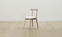 The Allen Dining Chair - Performance Linen Weave Pure White