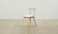 The Allen Dining Chair - Performance Linen Weave Pure White