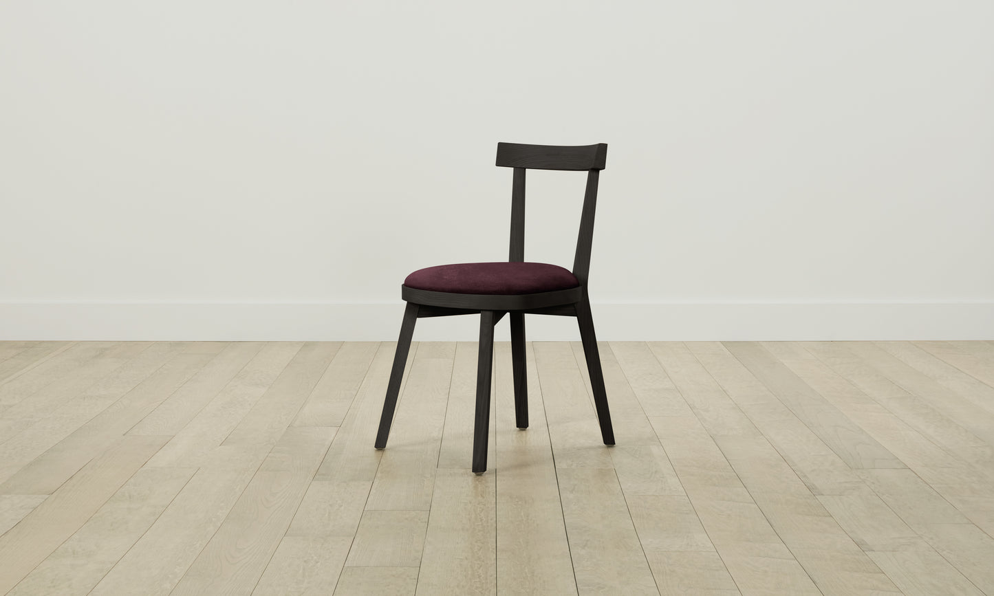 The Allen Dining Chair - Performance Velvet Merlot