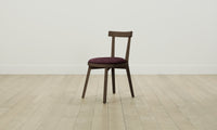 The Allen Dining Chair - Performance Velvet Merlot