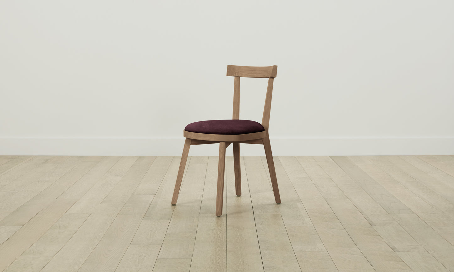 The Allen Dining Chair - Performance Velvet Merlot