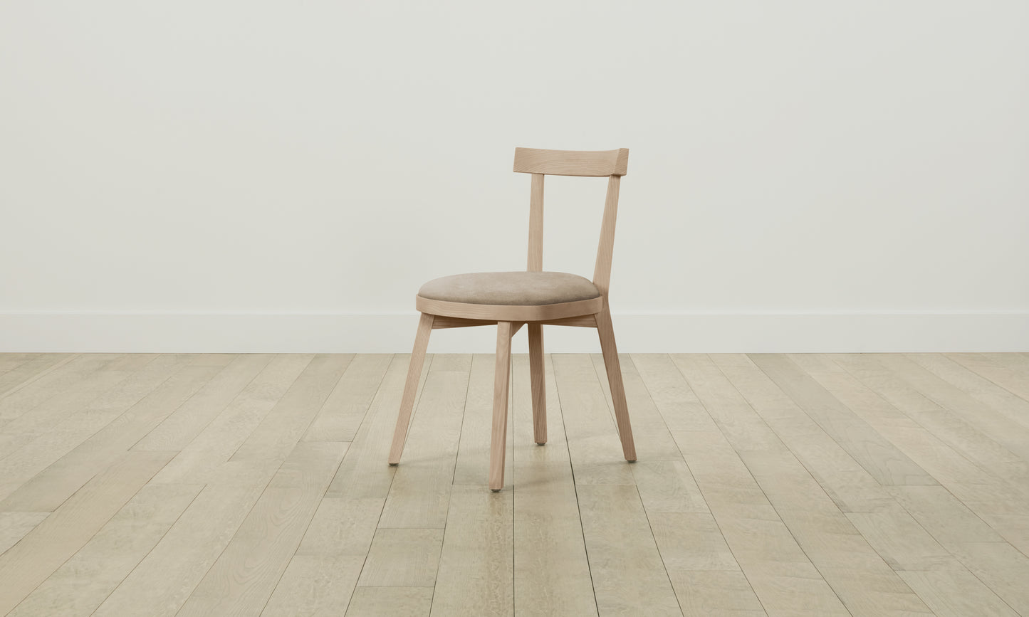 The Allen Dining Chair - Performance Velvet Taupe