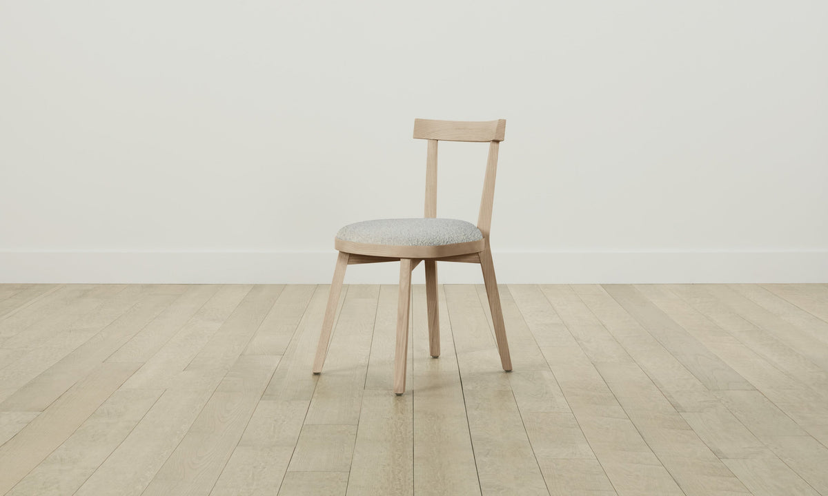 The Allen Dining Chair - Woolen Bouclé Cliff