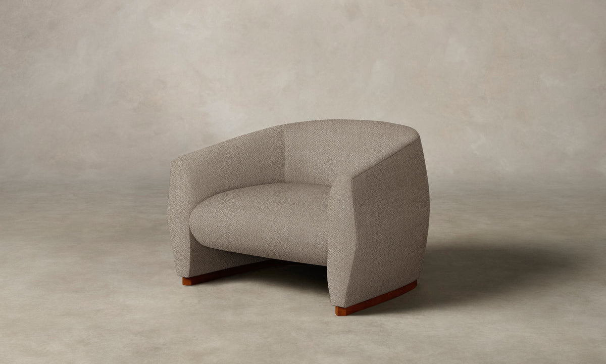 The Alpe Chair - Performance Textural Weave Earthen