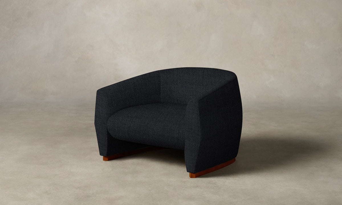 The Alpe Chair - Performance Textural Weave Marina