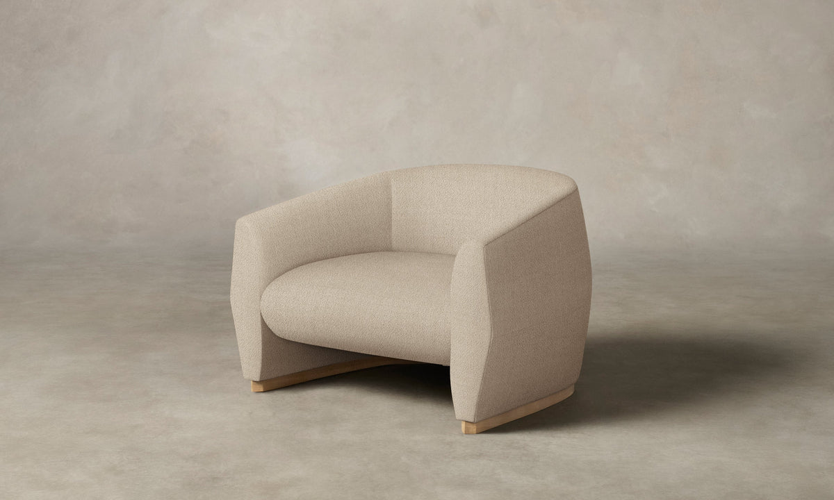 The Alpe Chair - Performance Textural Weave Savanna