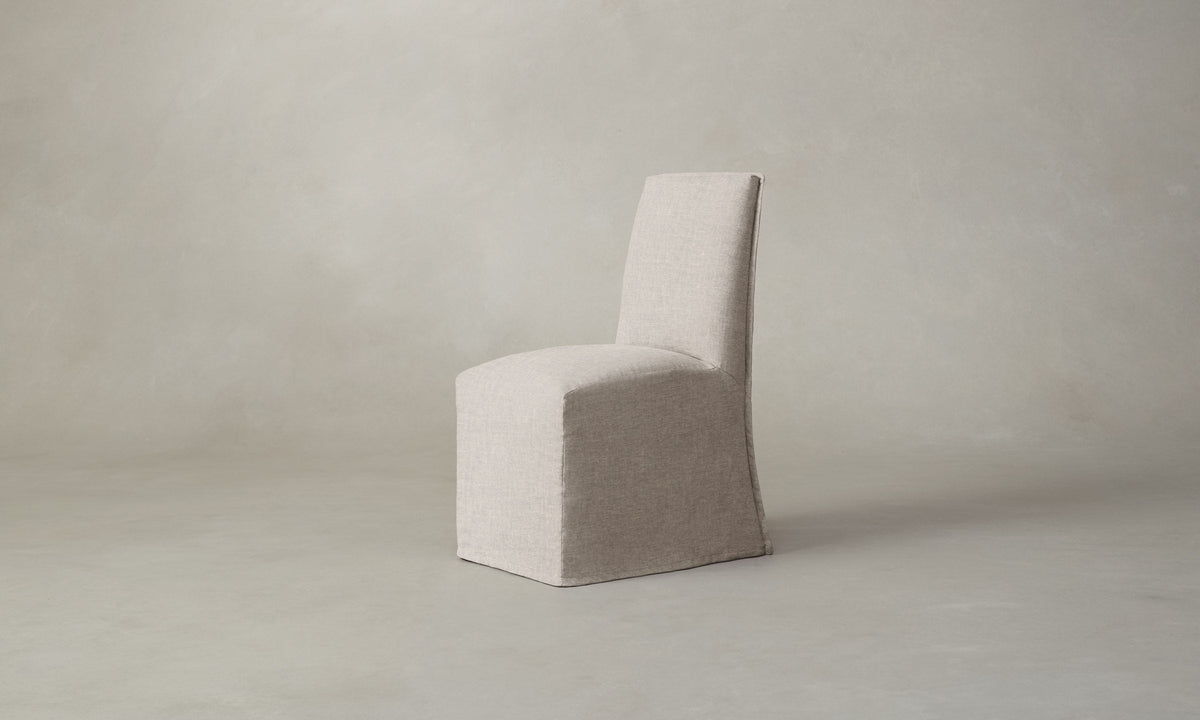 The Beacon Dining Chair - Heritage Belgian Linen Summit