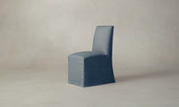 The Beacon Dining Chair - Performance Stonewashed Linen Chambray