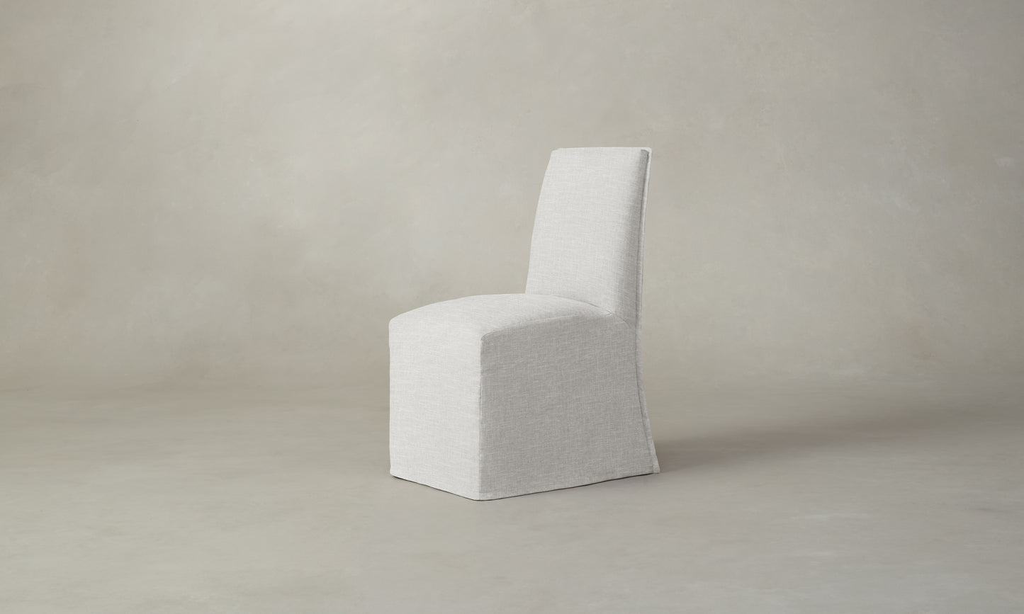 The Beacon Dining Chair - Performance Woven Chenille Steel