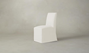 The Beacon Dining Chair - Performance Linen Weave Flour