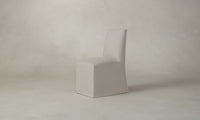 The Beacon Dining Chair - Performance Textured Linen Flax