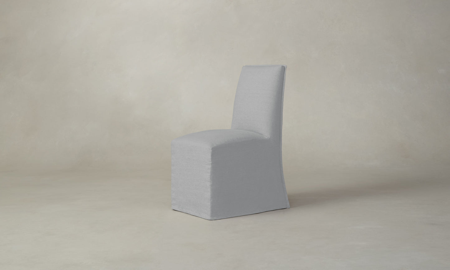 The Beacon Dining Chair - Performance Linen Weave Cloud