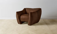 The Bond Chair - Tuscan Leather Bourbon