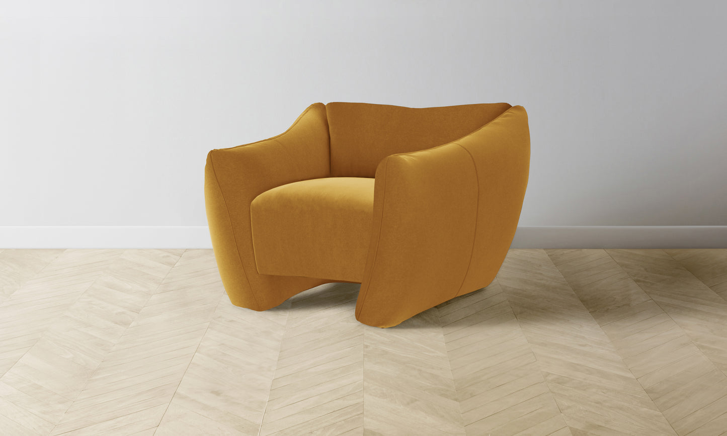 The Bond Chair - Mohair Amber