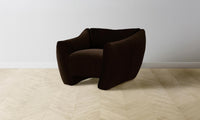 The Bond Chair - Mohair Chocolate