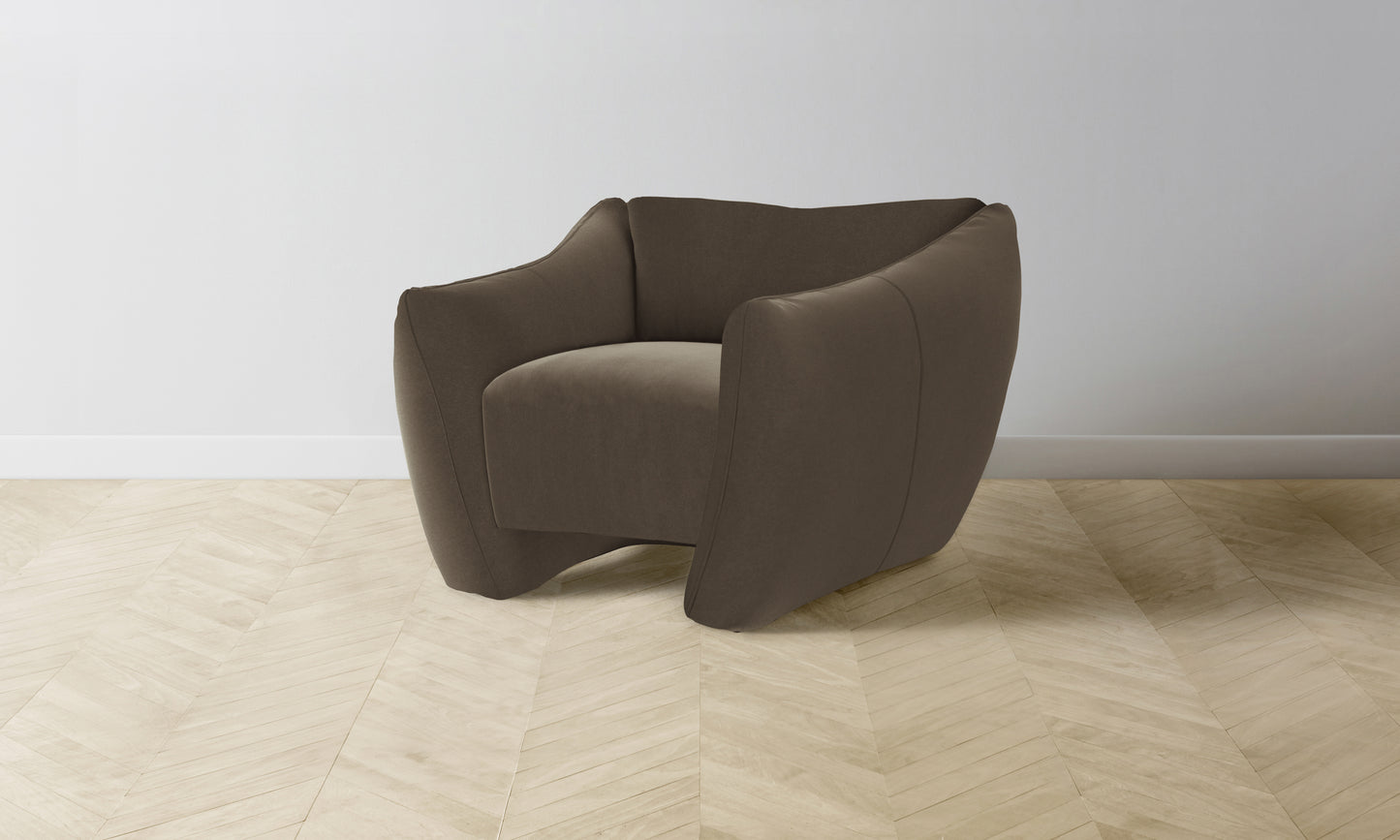 The Bond Chair - Mohair Mink