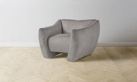 The Bond Chair - Nubuck Leather Asphalt