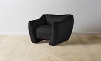 The Bond Chair - Pebbled Leather Ink