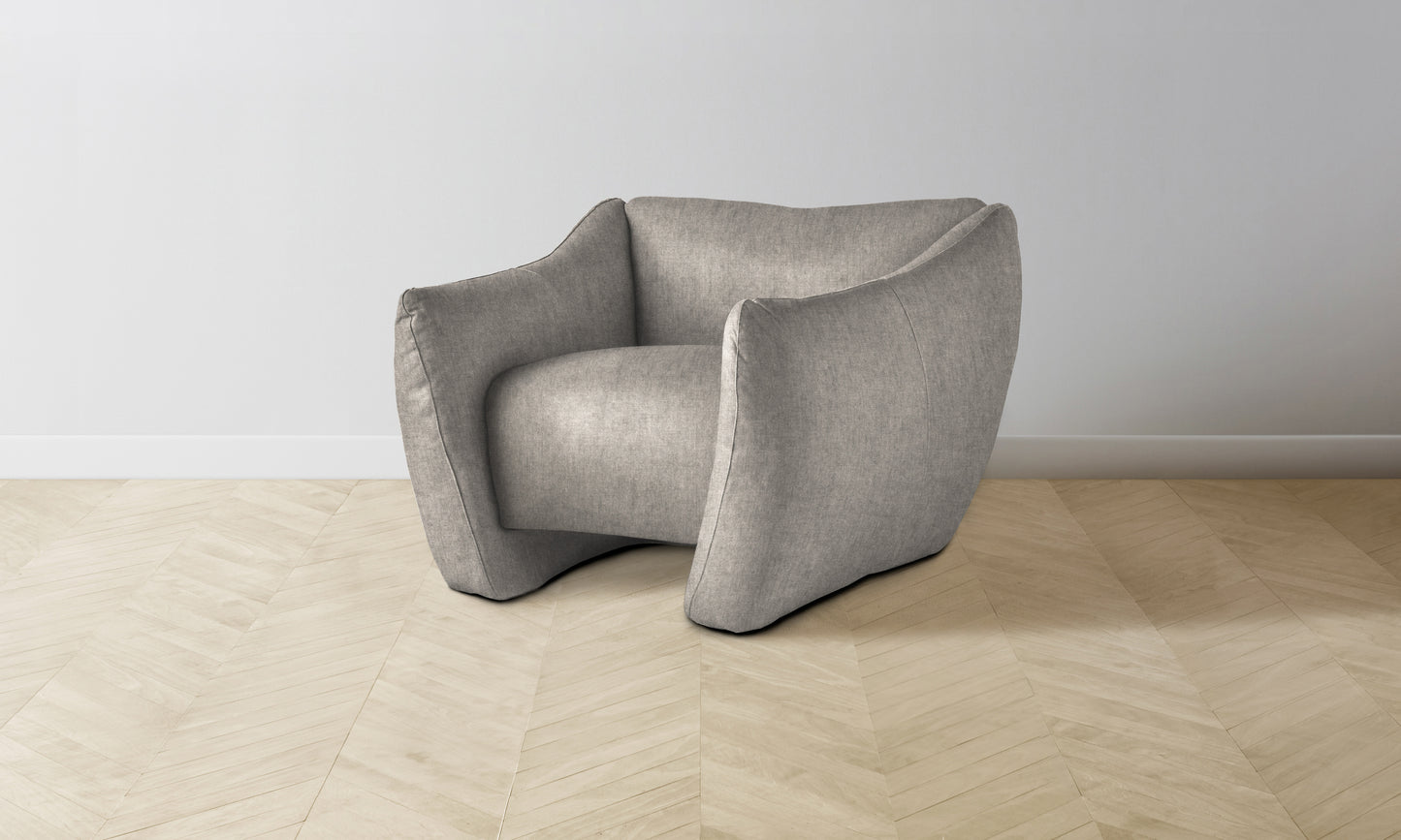 The Bond Chair - Performance Tweed Oatmeal