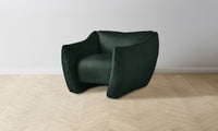 The Bond Chair - Performance Velvet Emerald