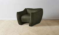 The Bond Chair - Performance Velvet Olive