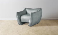 The Bond Chair - Performance Velvet Seafoam