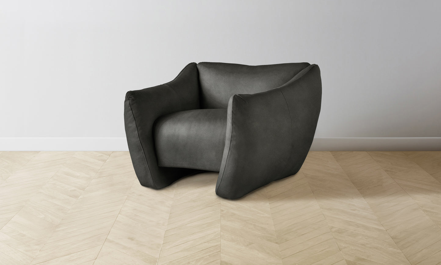 The Bond Chair - Performance Velvet Slate