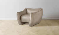 The Bond Chair - Performance Velvet Taupe