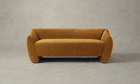 The Bond Settee - Mohair Amber