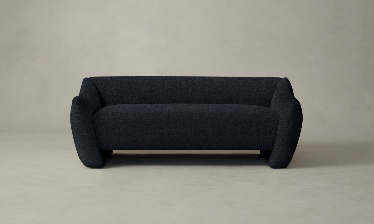The Bond Settee - Performance Textural Weave Marina
