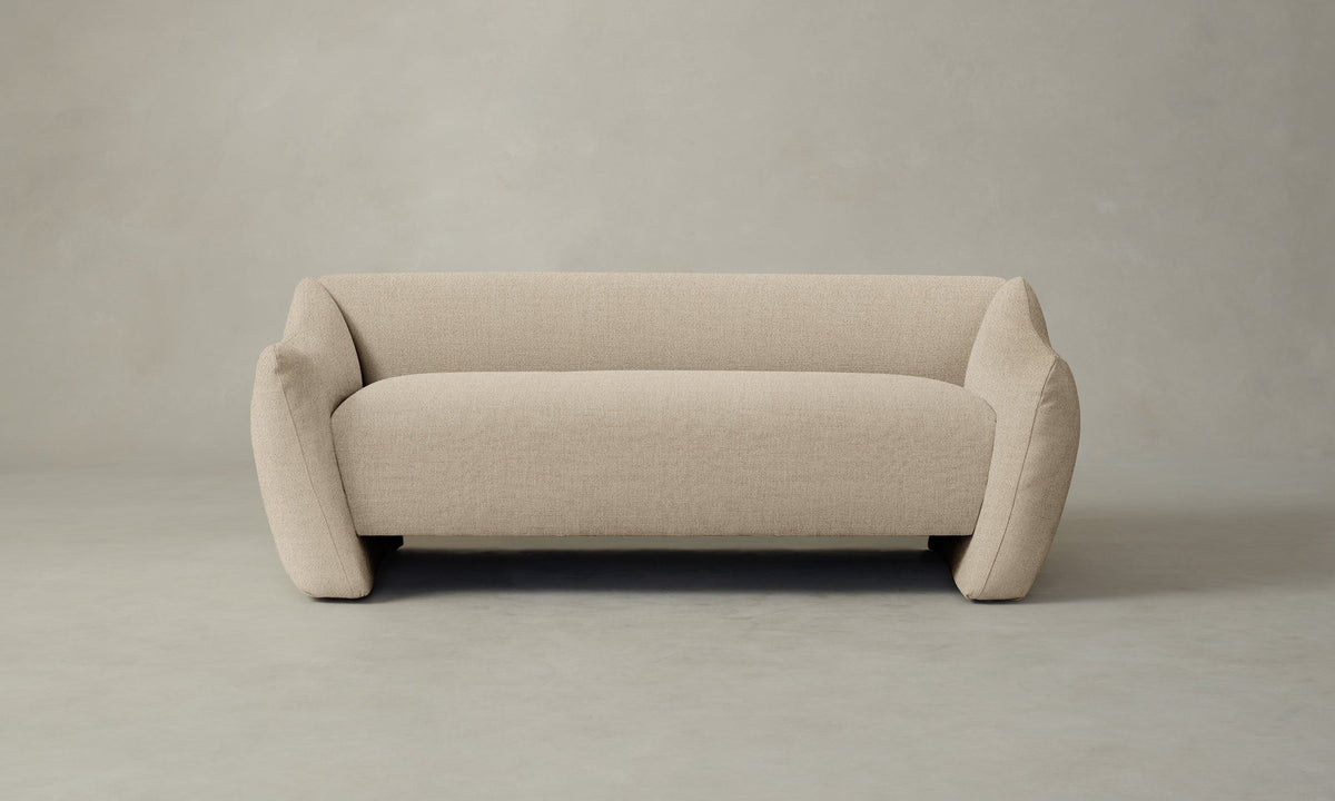 The Bond Settee - Performance Textural Weave Savanna