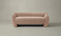 The Bond Settee - Performance Velvet Dusty Rose