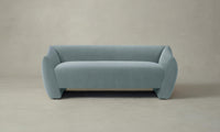 The Bond Settee - Performance Velvet Sky