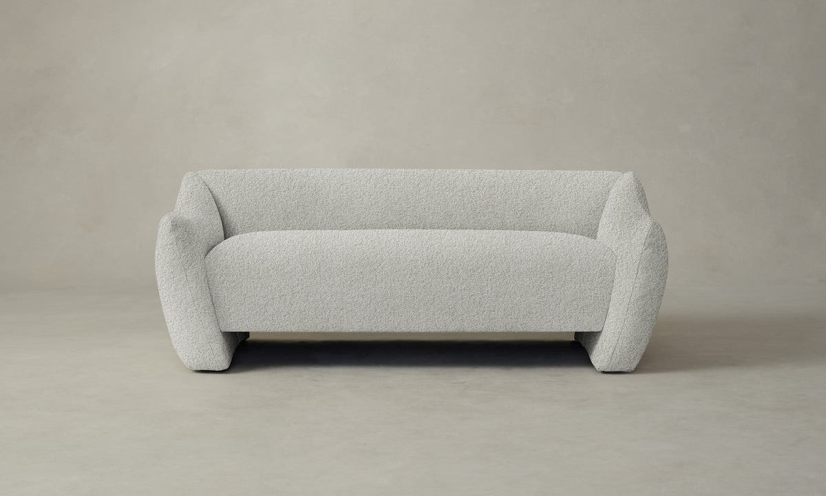 The Bond Settee - Woolen Bouclé Cliff